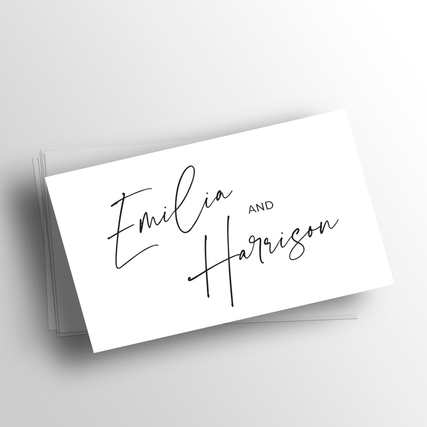 Elegant personalized wedding website cards from XOXOKristen, featuring modern calligraphy and a convenient QR code.