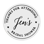 Bridal Shower Favors Stickers - XOXOKristen