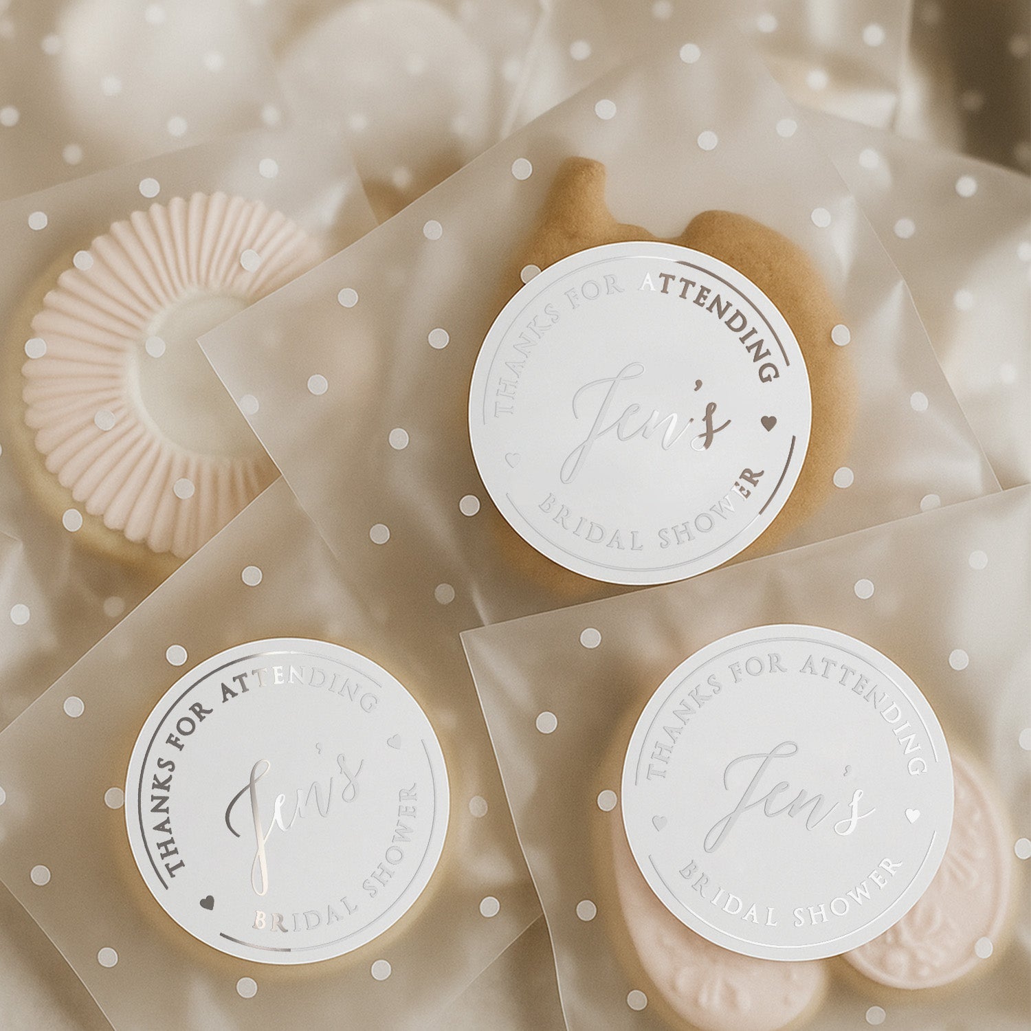 Bridal Shower Favors Stickers - XOXOKristen