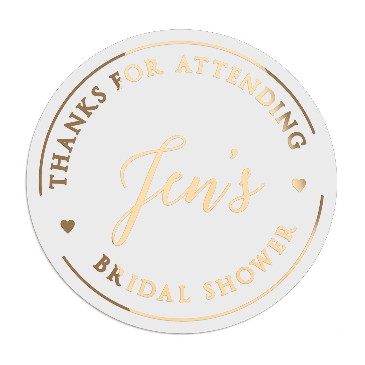 Bridal Shower Favors Stickers - XOXOKristen