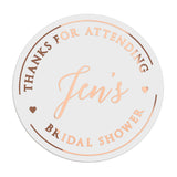 Bridal Shower Favors Stickers - XOXOKristen