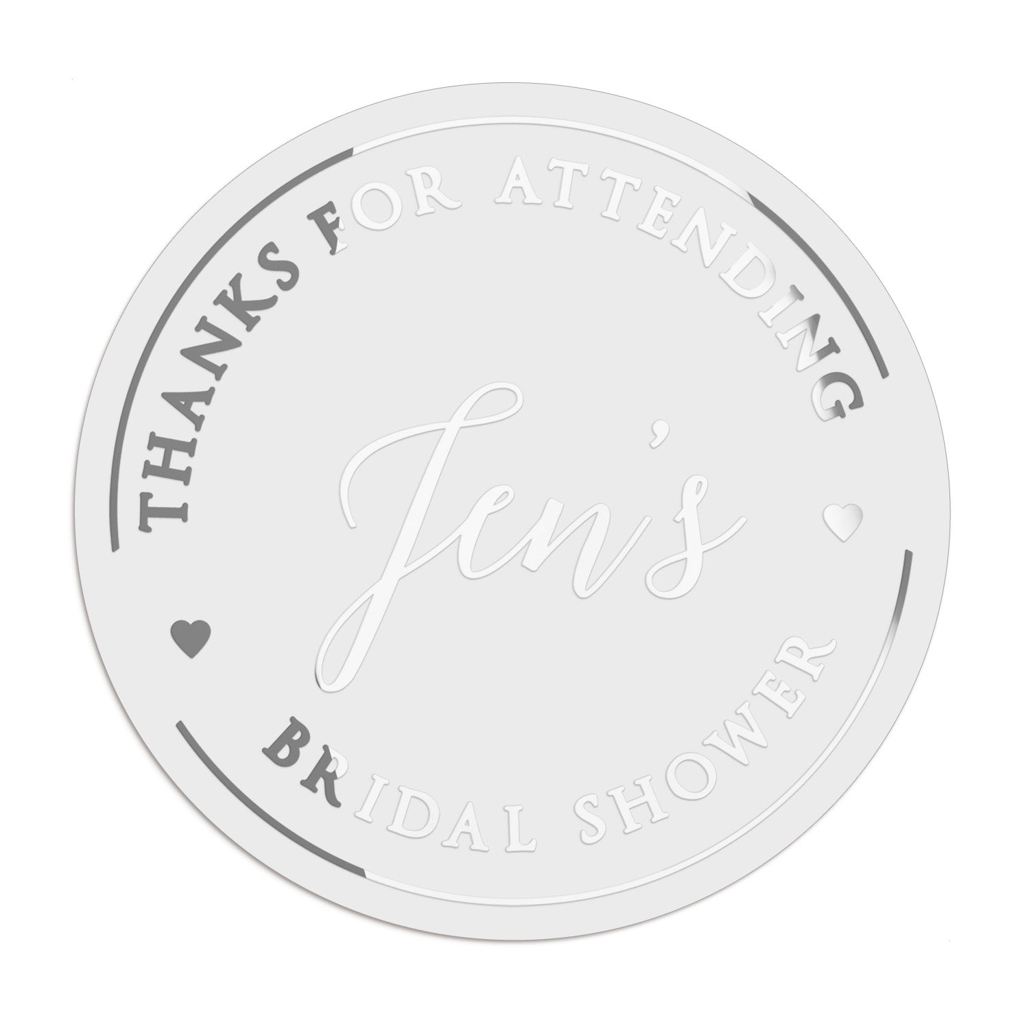 Bridal Shower Favors Stickers - XOXOKristen