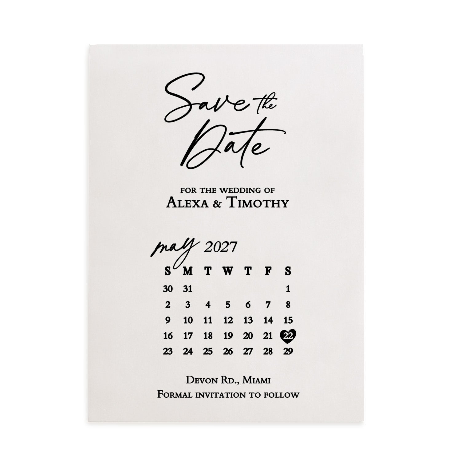 Vellum Save the Date card printed with elegant black serif and script typography on translucent frosted paper, featuring minimalist calendar layout and refined composition, perfect for announcing weddings and elegant celebrations with modern simplicity – XOXOKristen