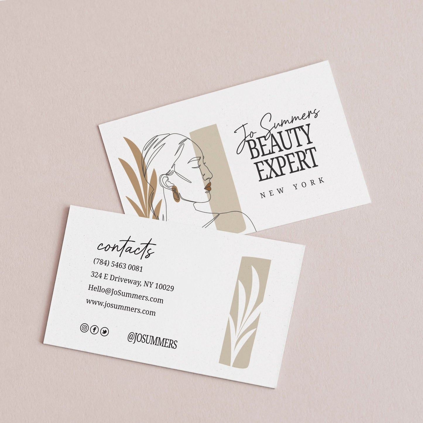 Contemporary Business Cards - XOXOKristen