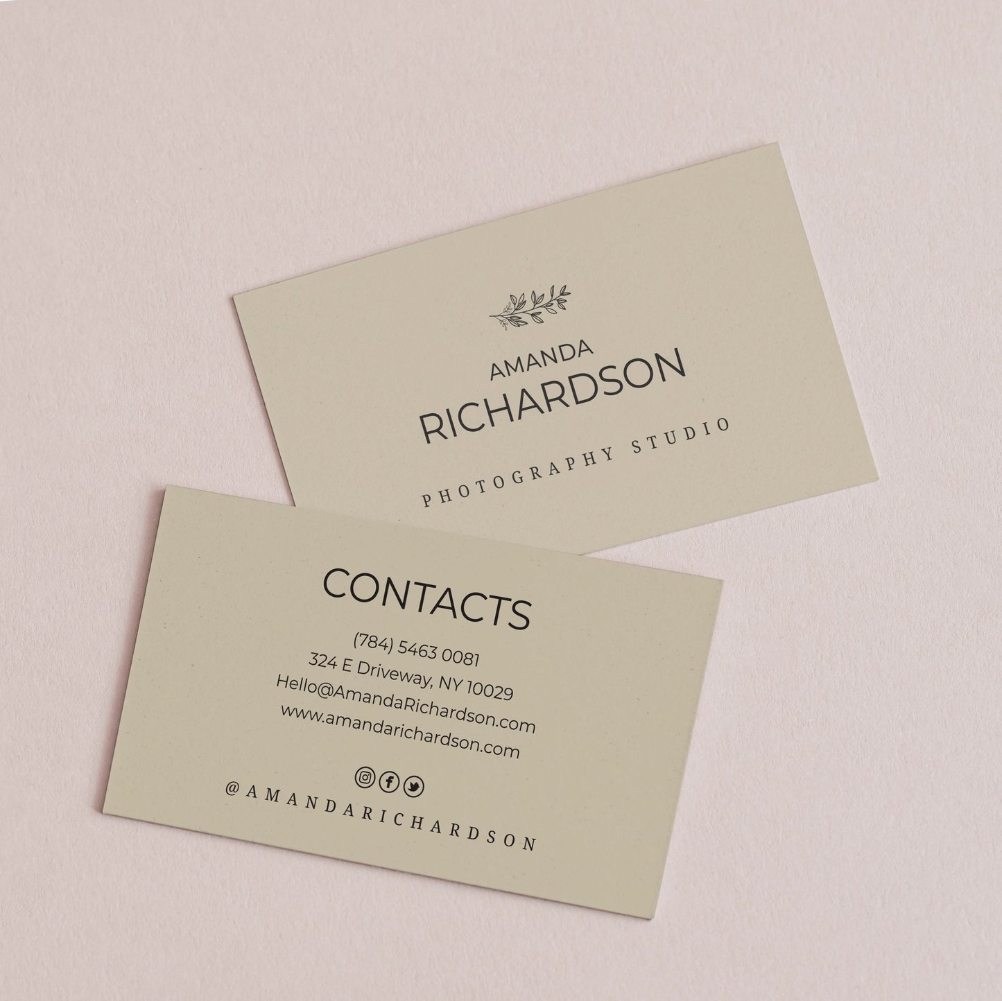 Elegant Business Cards - XOXOKristen
