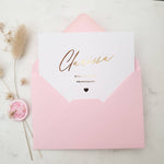 Elegant Will you be my Bridesmaid Card - XOXOKristen