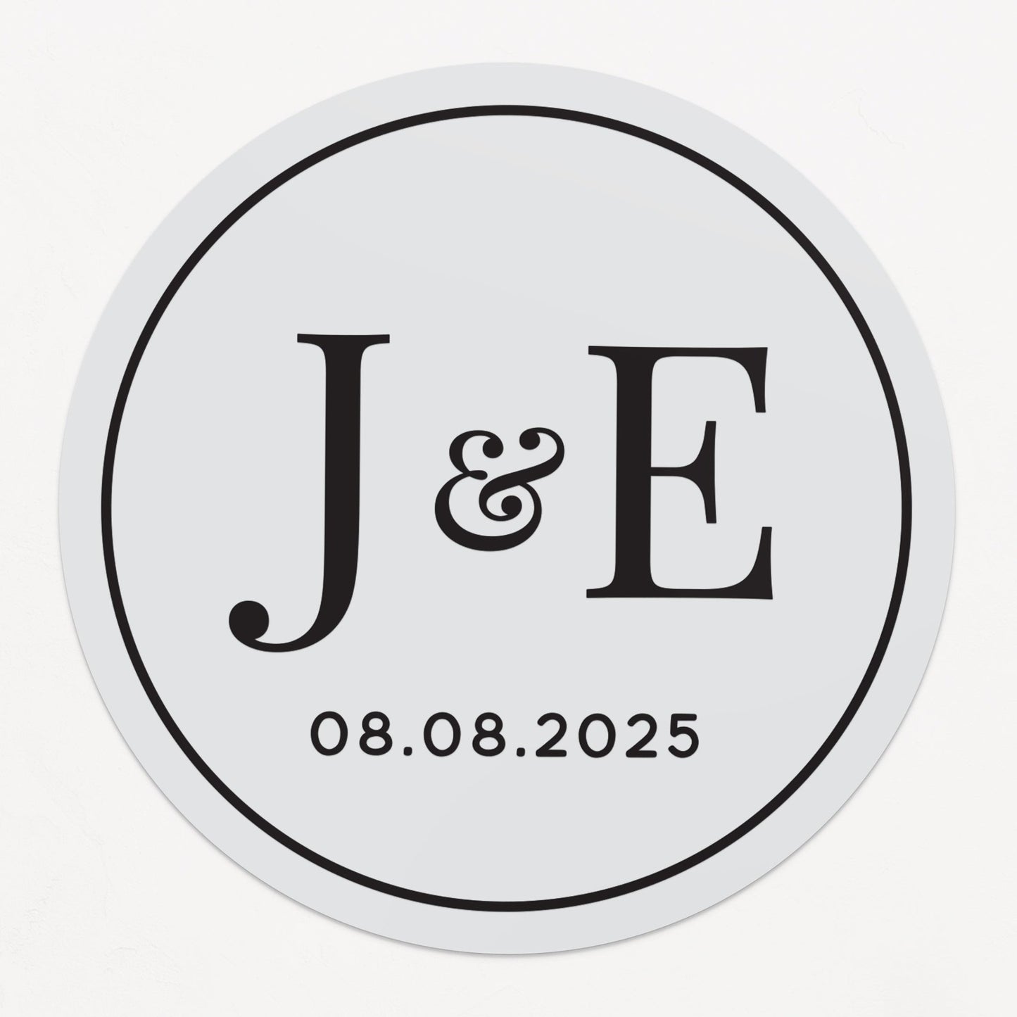 Gold Foiled Wedding Stickers for Favors - XOXOKristen