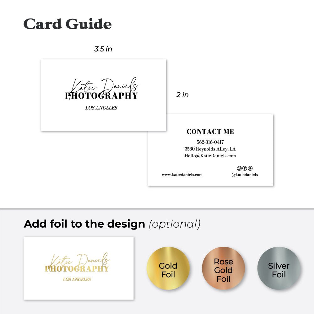 Simple Business Card - XOXOKristen