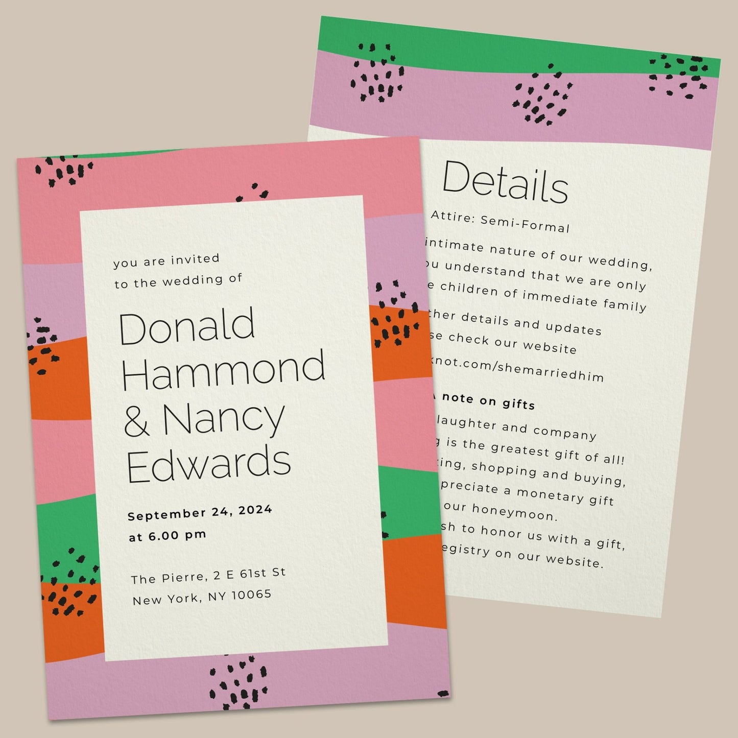 Summer Beach Wedding Invitations - XOXOKristen