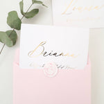 Will you be my Bridesmaid Gold Calligraphy Card - XOXOKristen