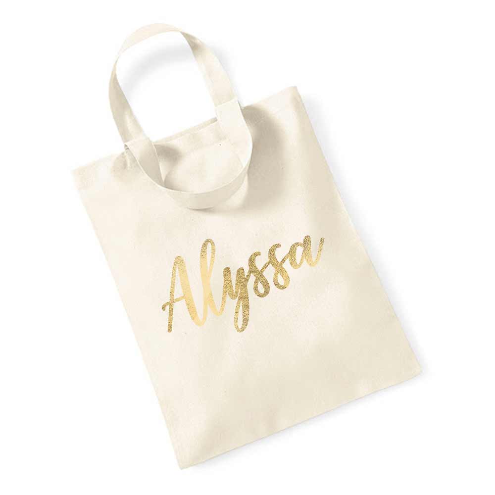 Alyssa Custom Tote Bag with Name