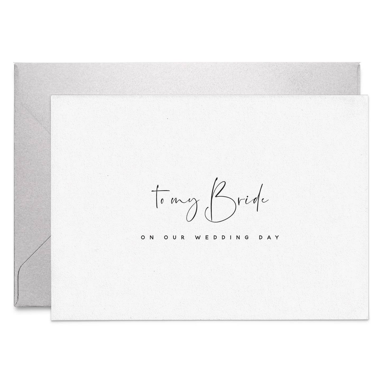to my bride on our wedding day - XOXOKristen