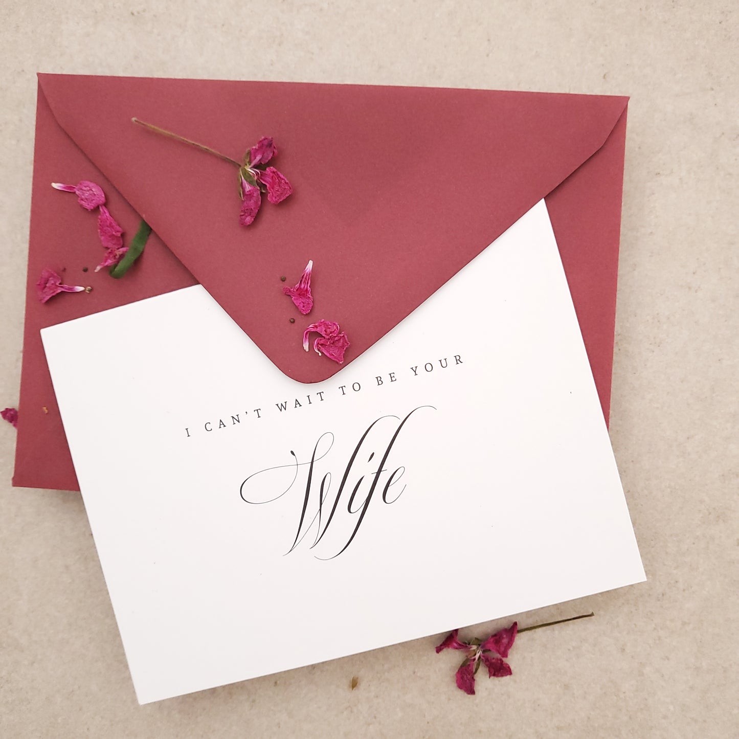 i can't wait to be your wife wedding note card to husband - XOXOKristen