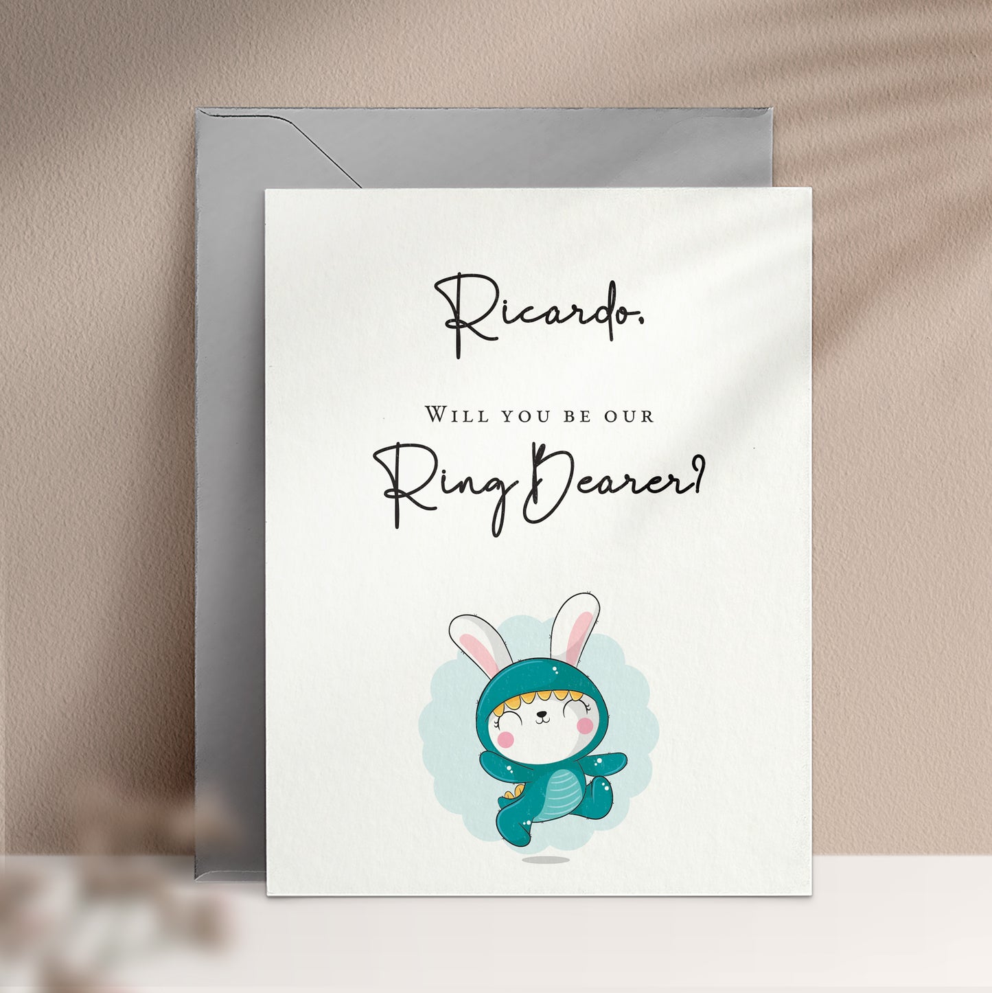 personalized will you be our ring bearer - XOXOKristen