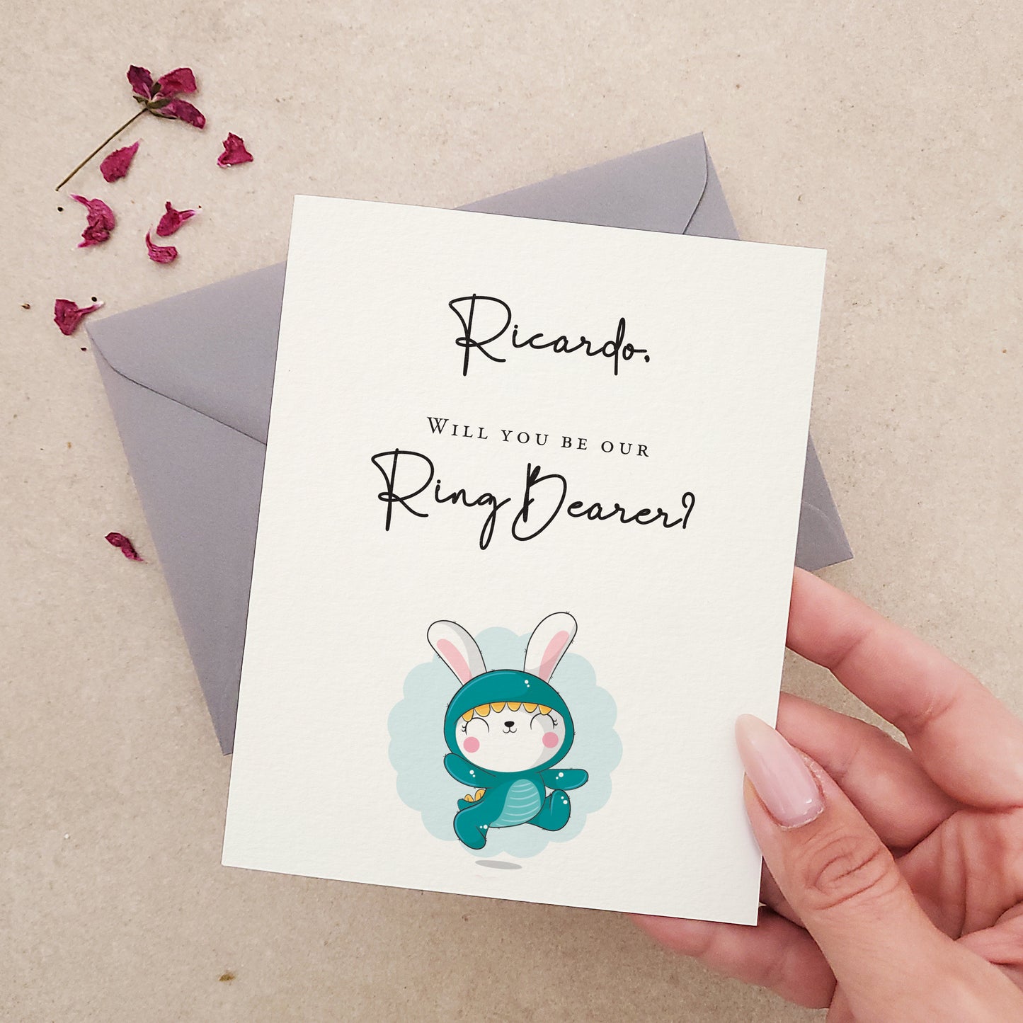 personalized will you be our ring bearer - XOXOKristen