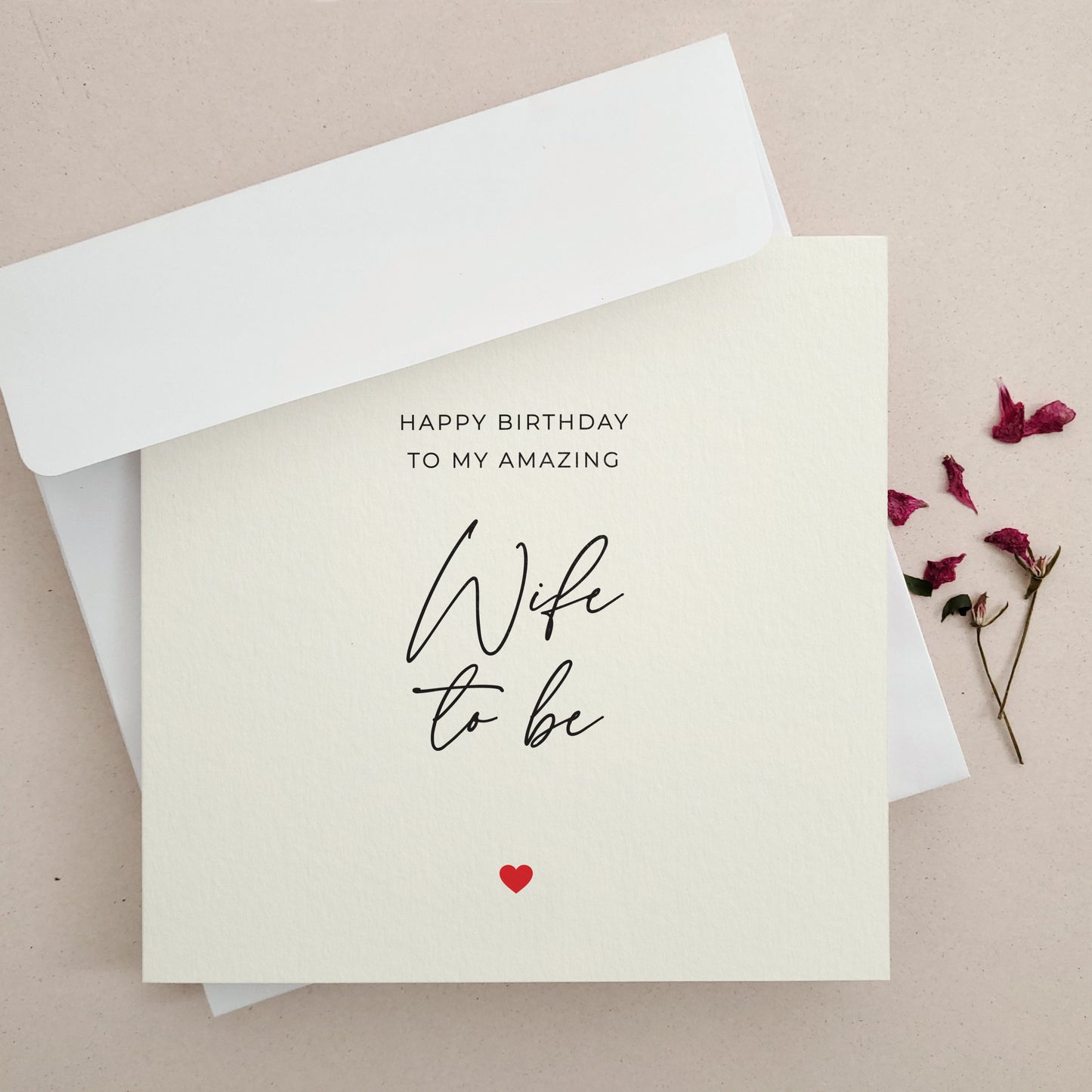 happy birthday to my wife to be card - XOXOKristen