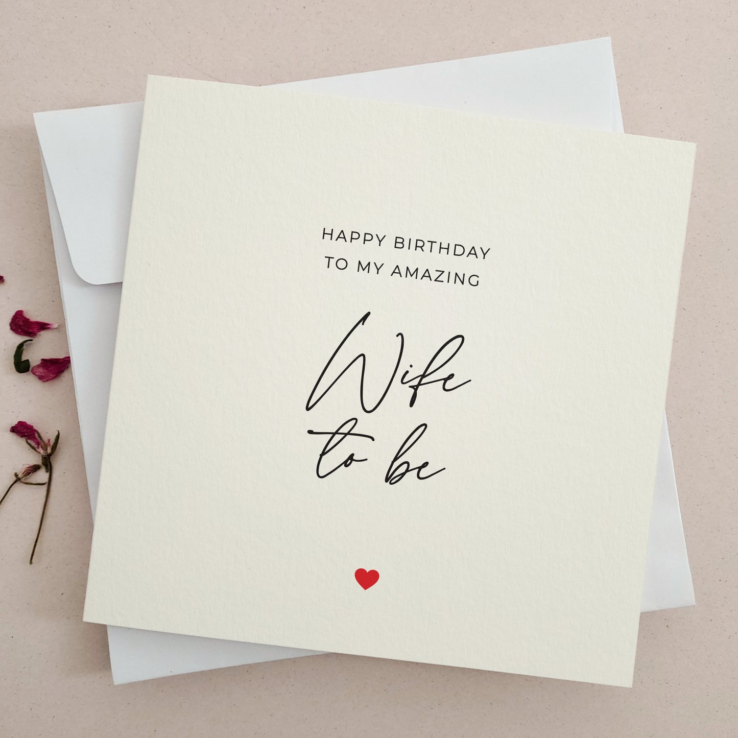 happy birthday to my wife to be card - XOXOKristen