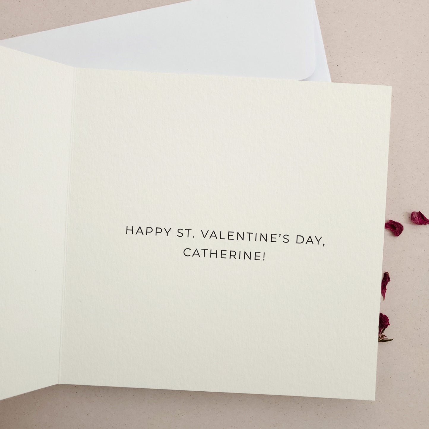 poetic valentines day card personalized with name - XOXOKristen