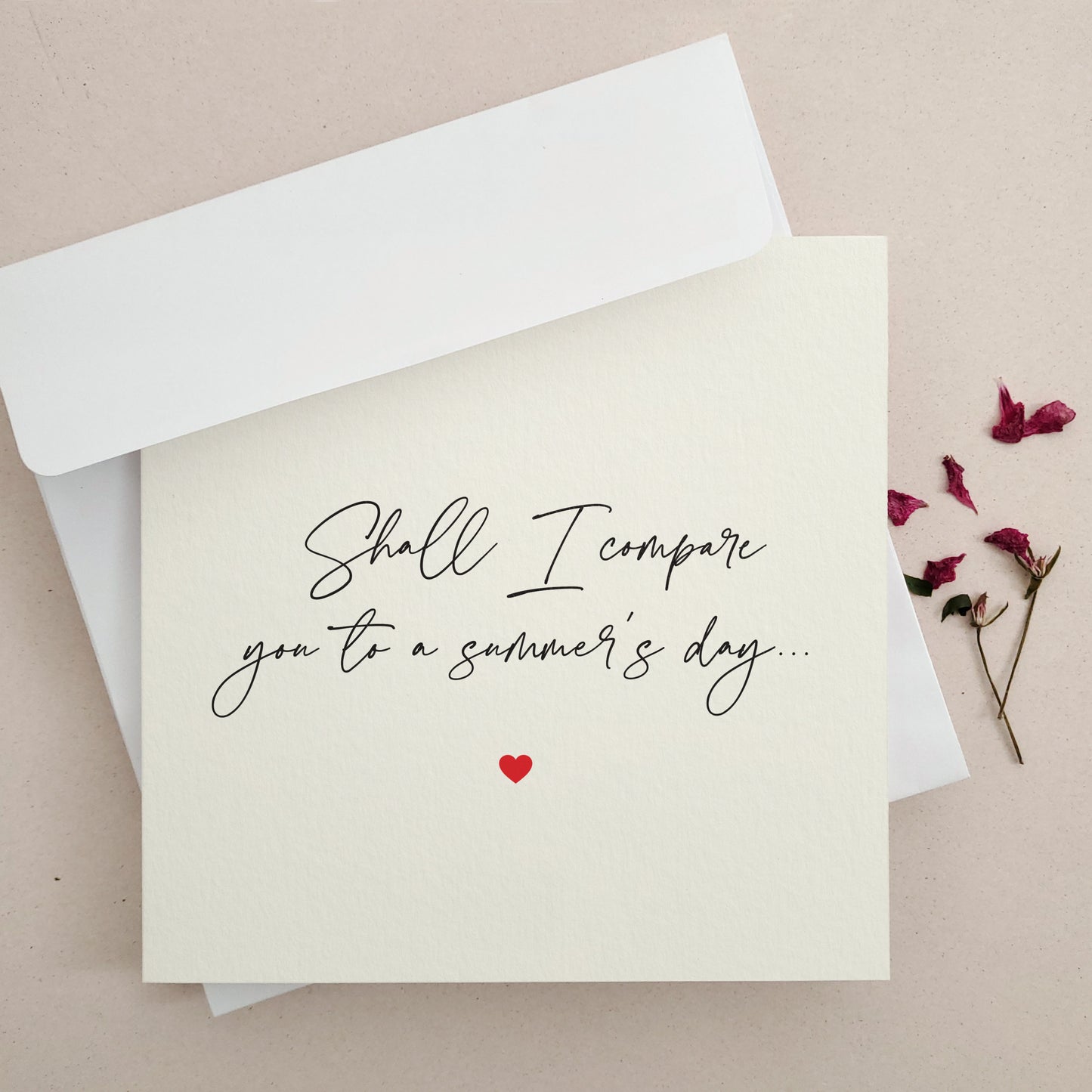 poetic valentines day card personalized with name - XOXOKristen