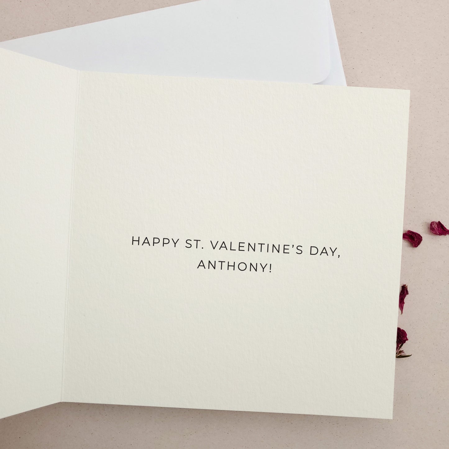 personalized romantic valentines day card - XOXOKristen