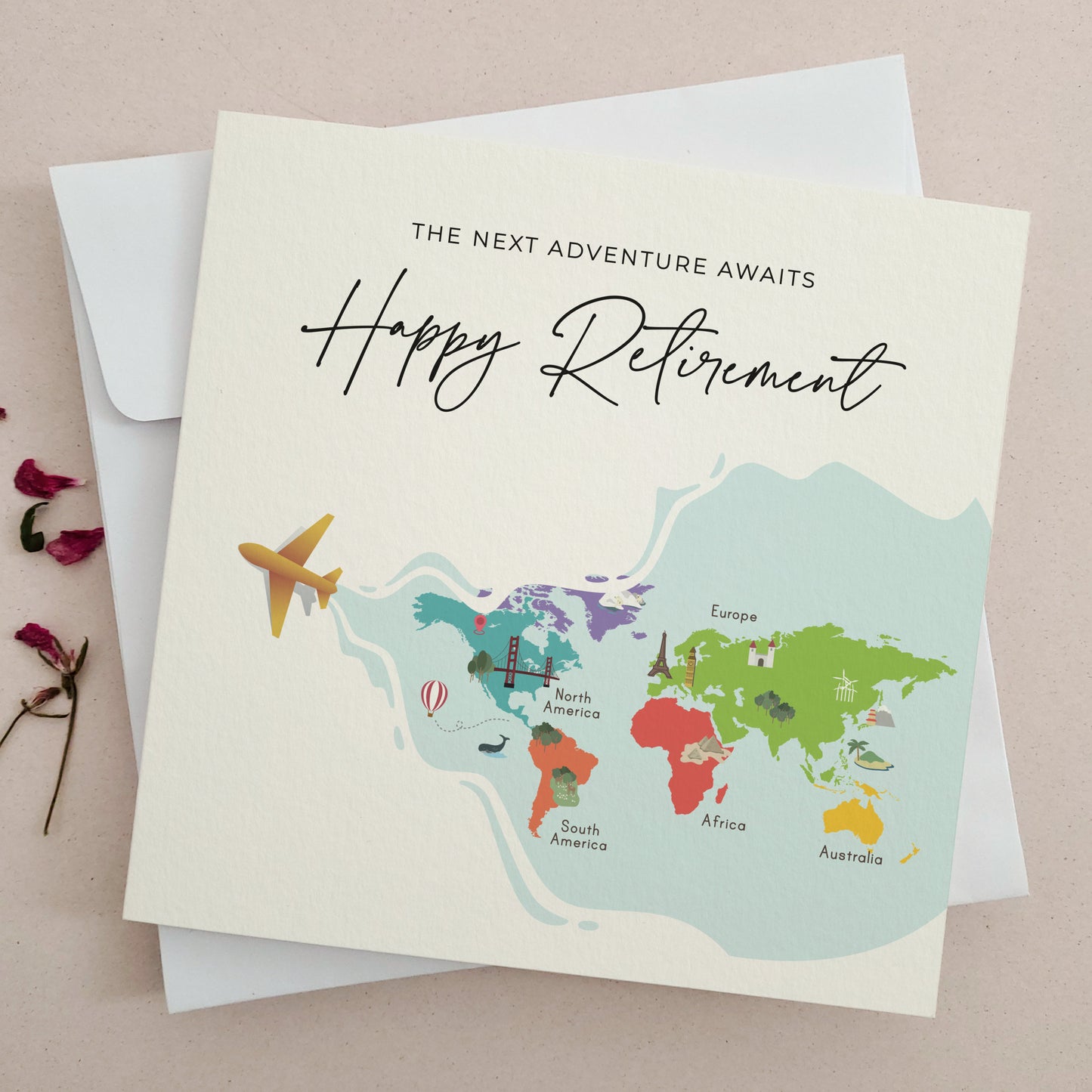 the next adventure awaits retirement card - XOXOKristen