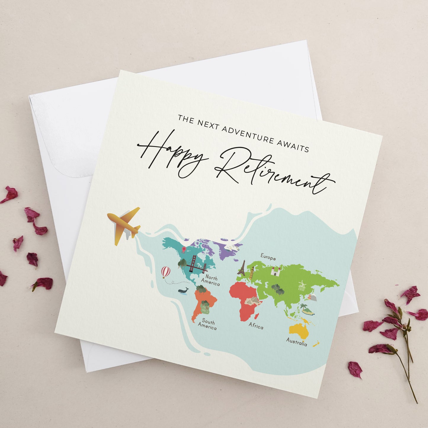 the next adventure awaits retirement card - XOXOKristen