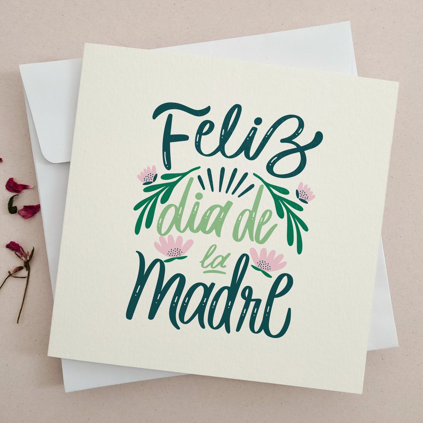 feliz dia de la madre mother's day greeting card in spanish - XOXOKristen