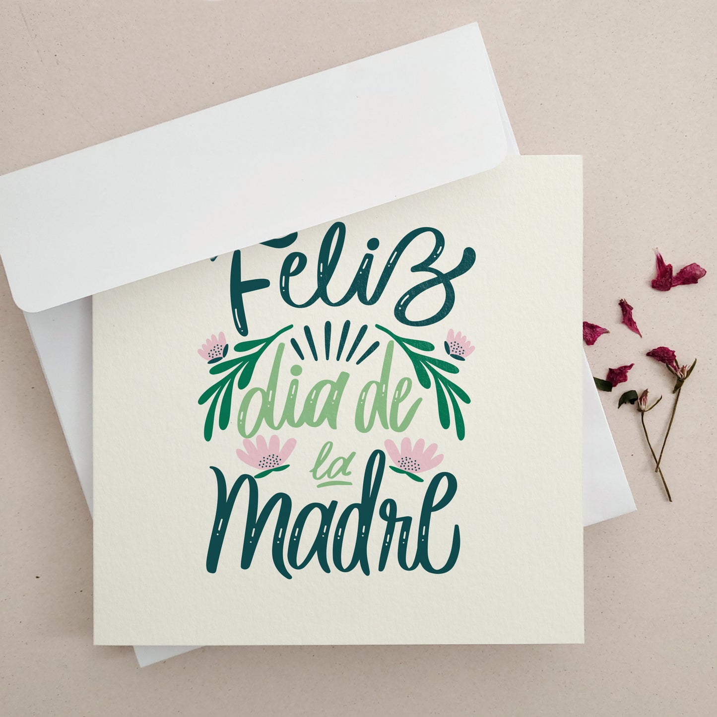 feliz dia de la madre mother's day greeting card in spanish - XOXOKristen