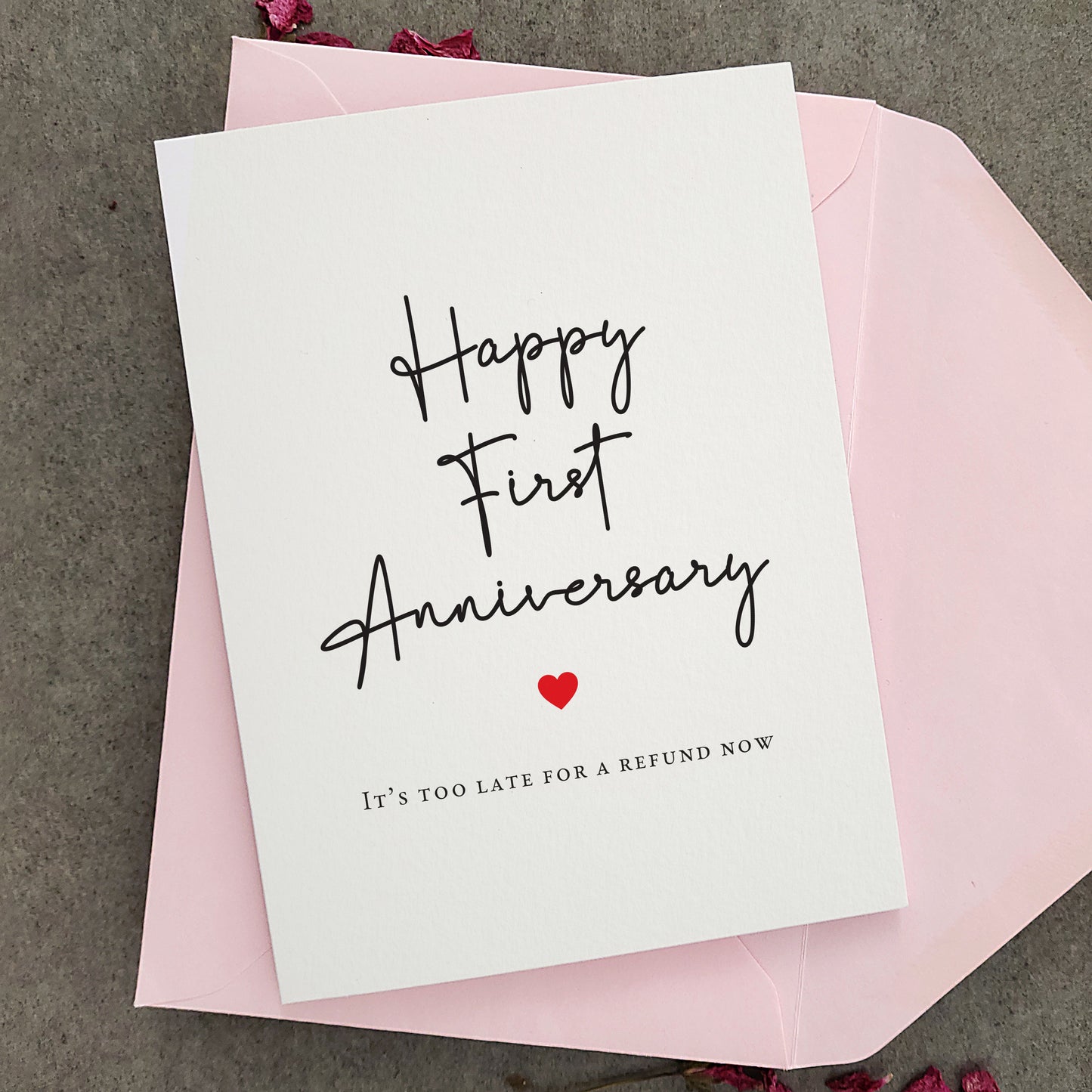 happy first anniversary card - XOXOKristen