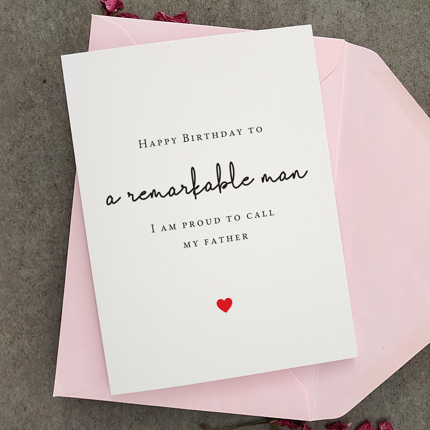 happy birthday to a remarkable man birthday card for dad - XOXOKristen