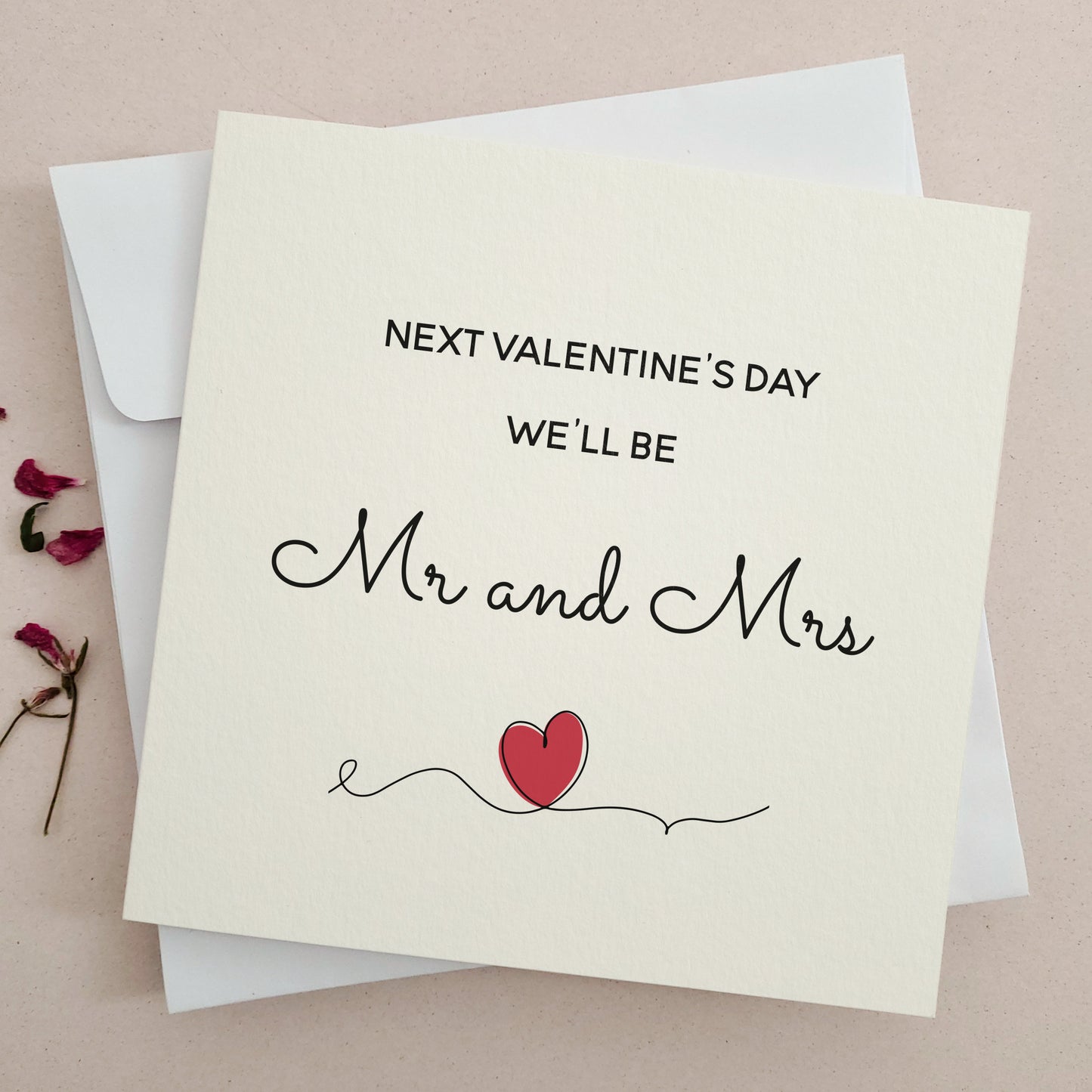 future mr and mrs valentines day card - XOXOKristen