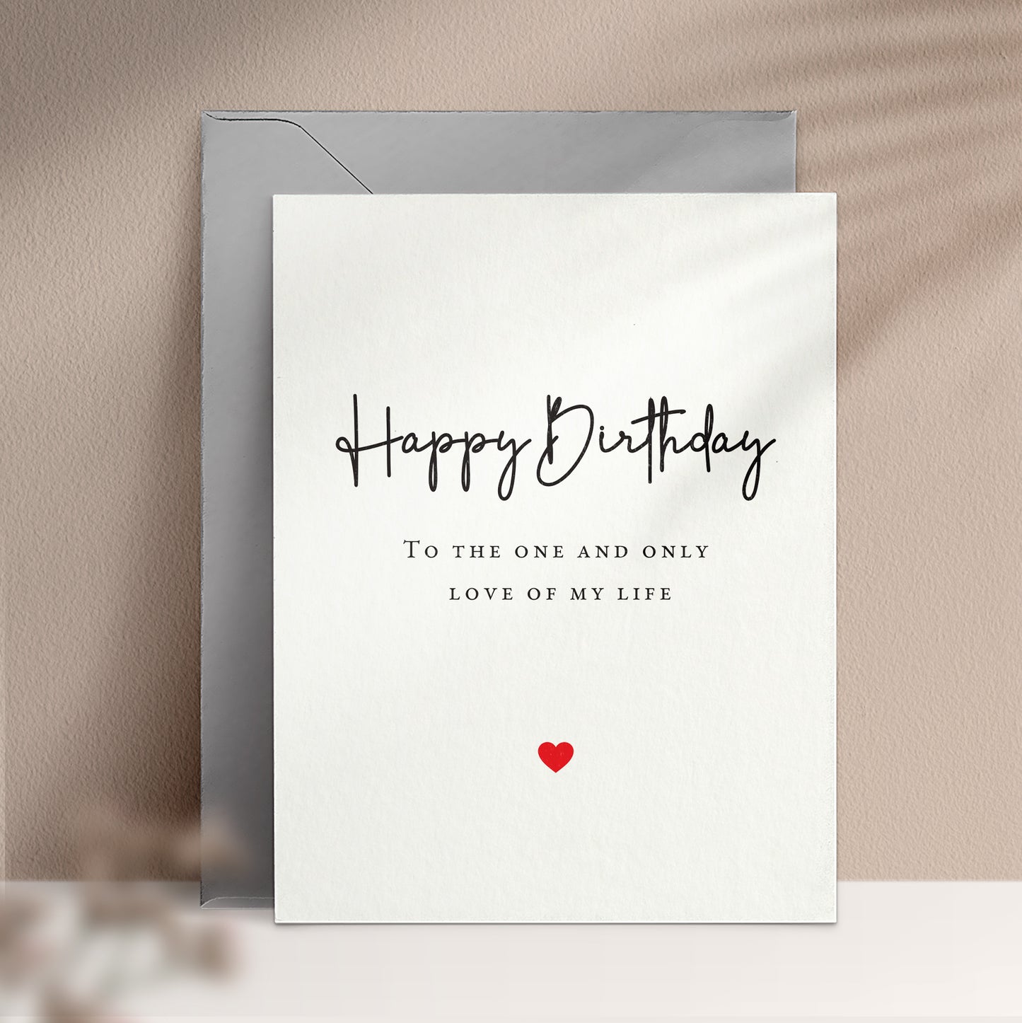 happy birthday to the love of my life card - XOXOKristen