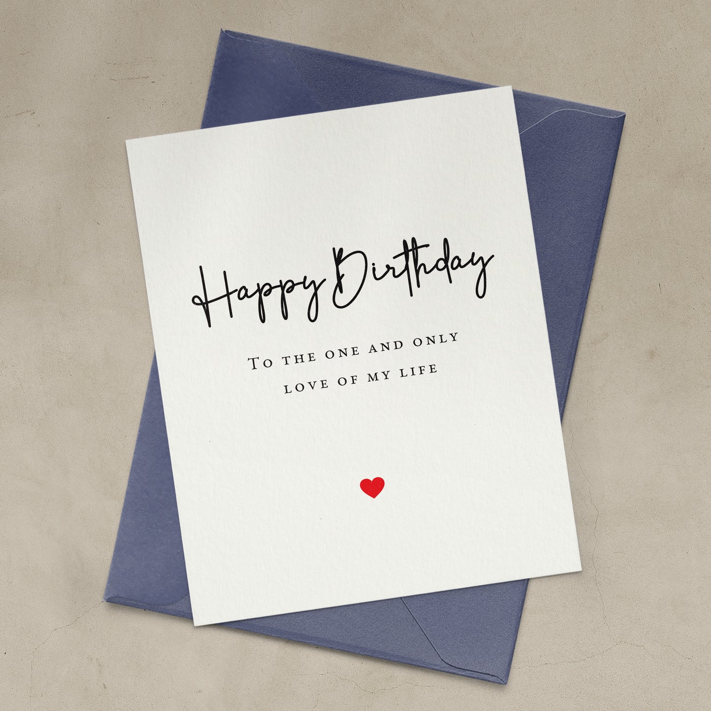 happy birthday to the love of my life card - XOXOKristen
