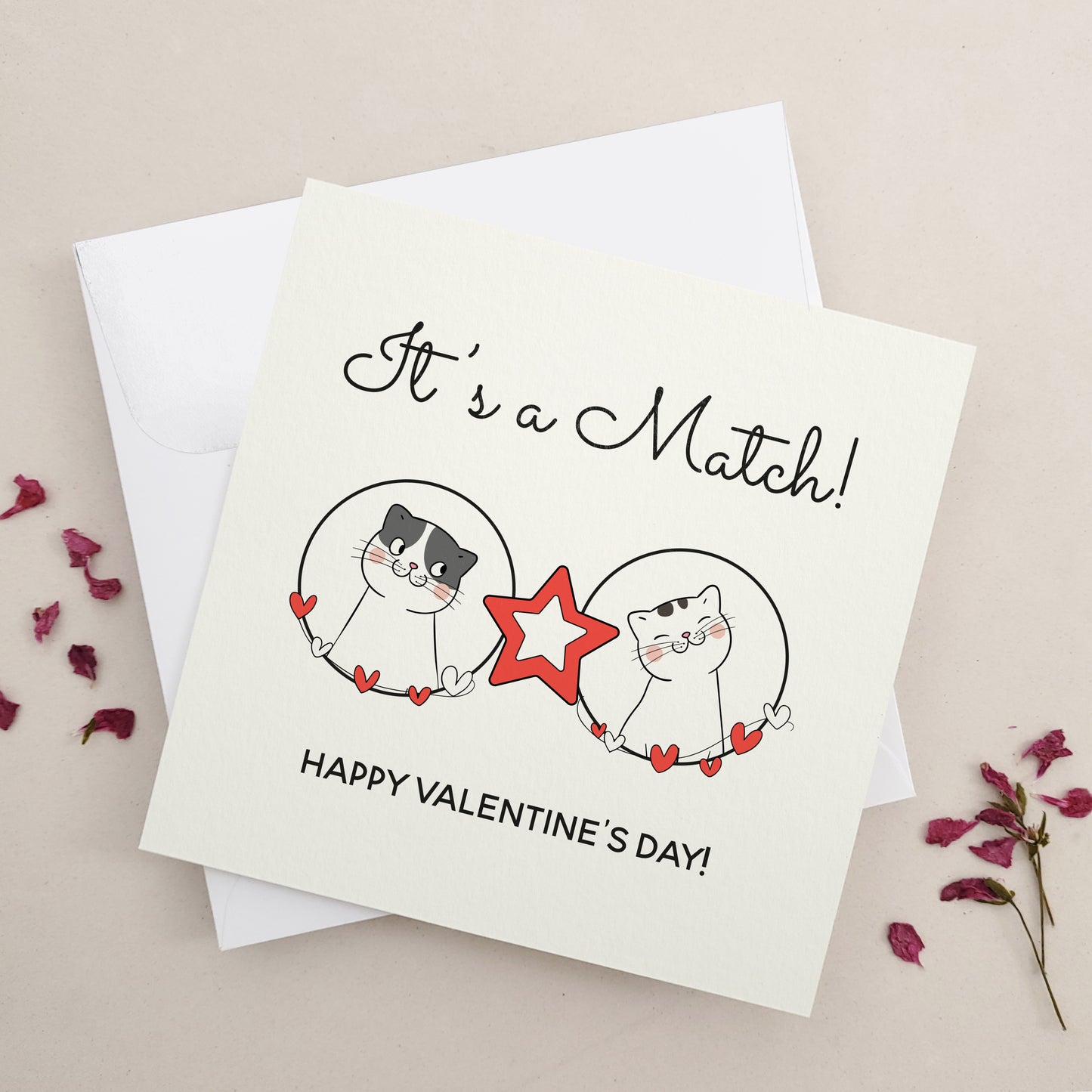 it's a match valentines day card - XOXOKristen