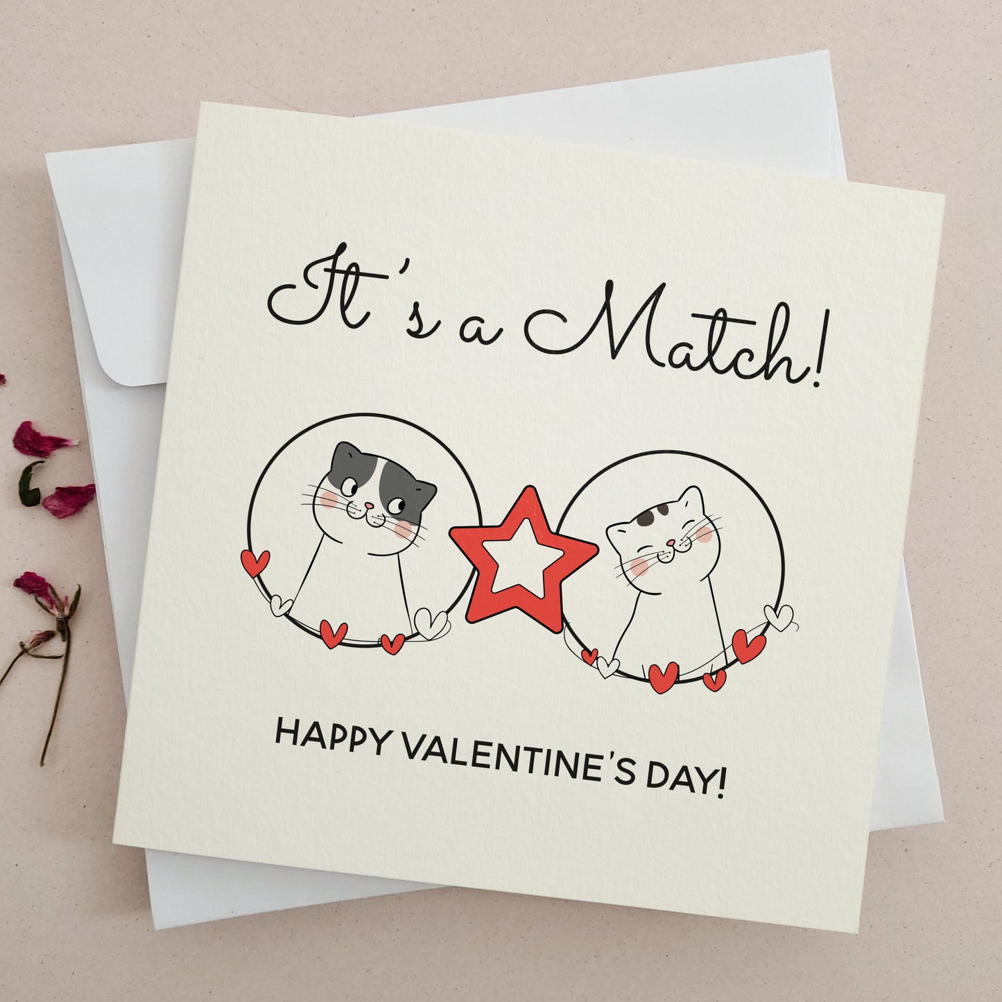 it's a match valentines day card - XOXOKristen