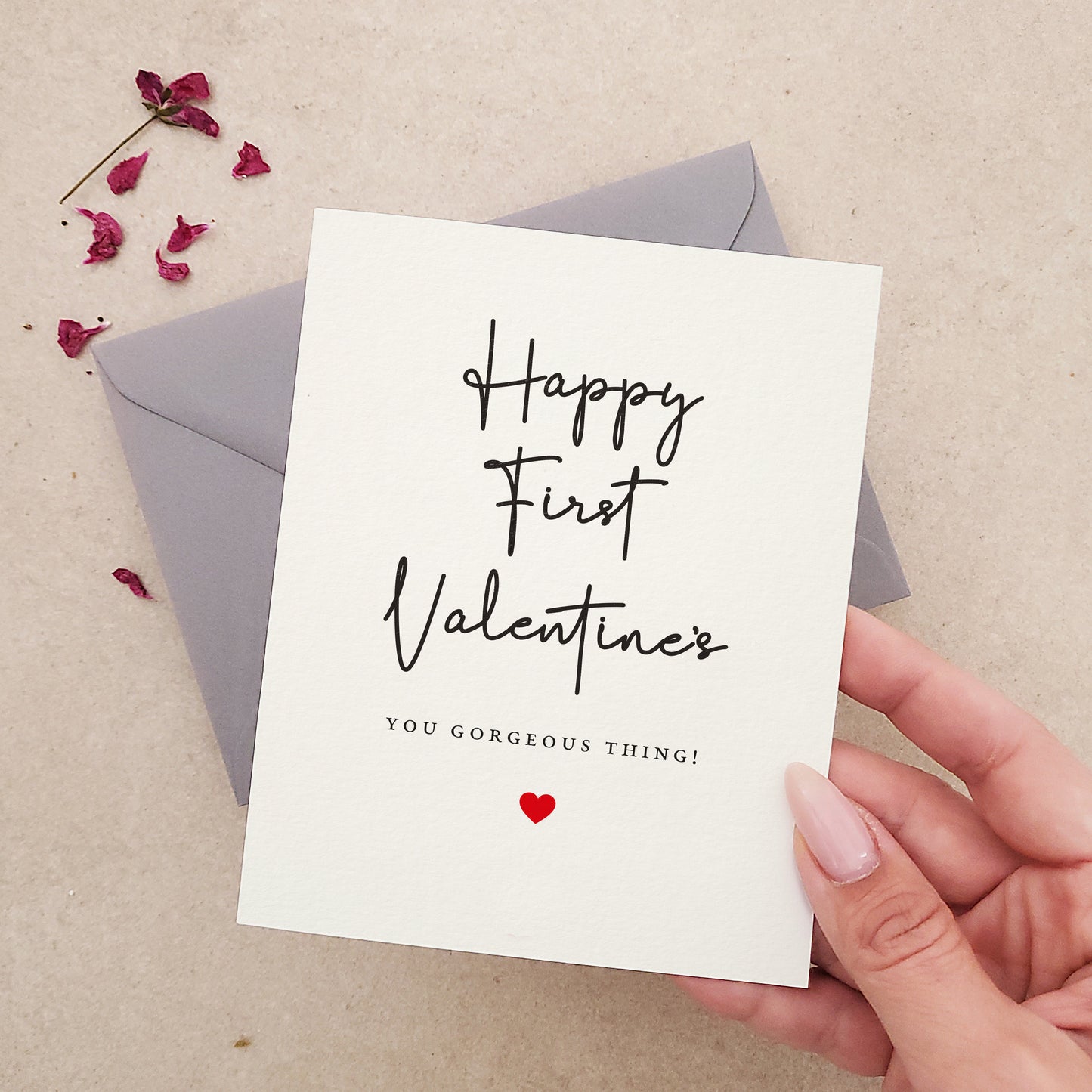 happy first valentines day card - XOXOKristen