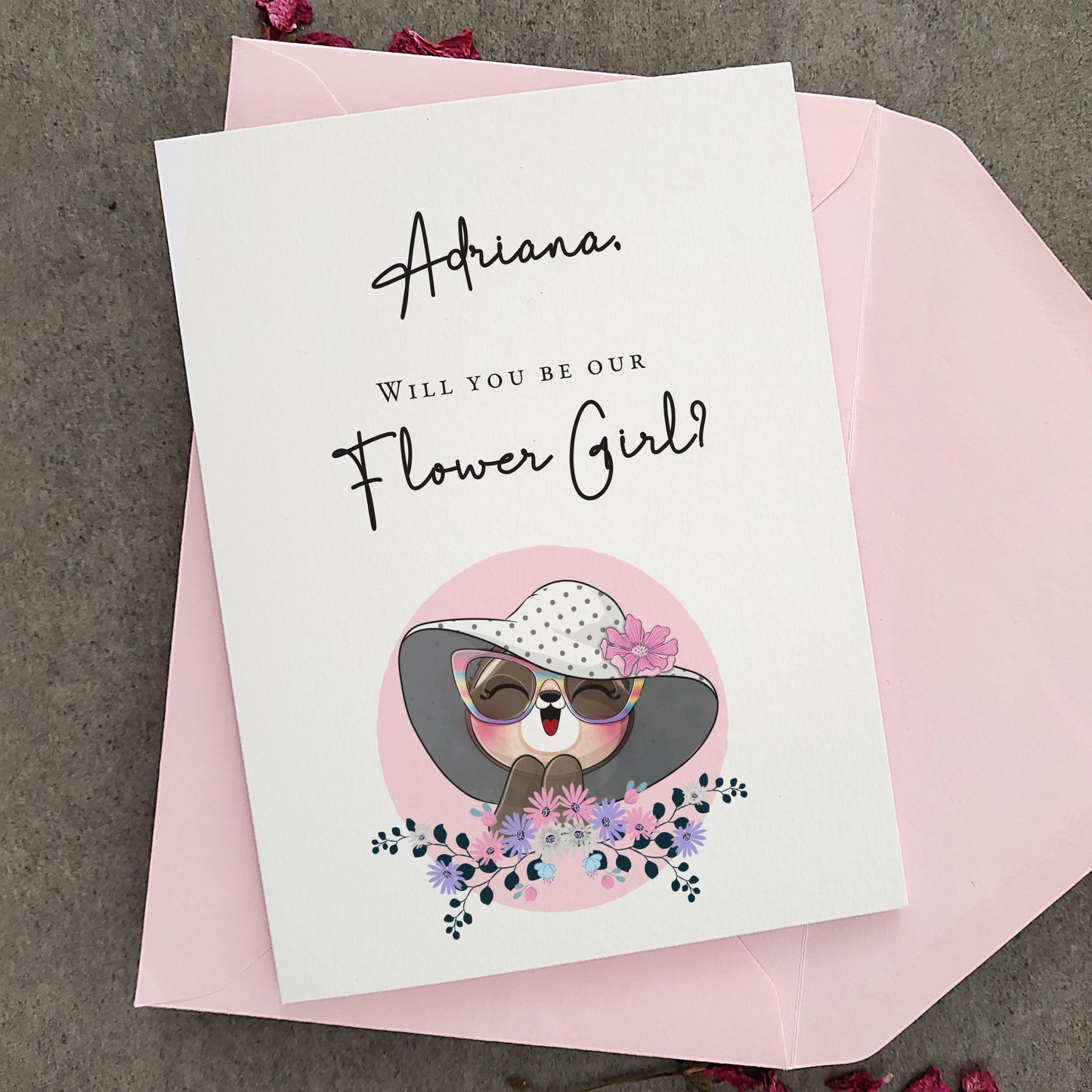 will you be our flower girl proposal cards - XOXOKristen