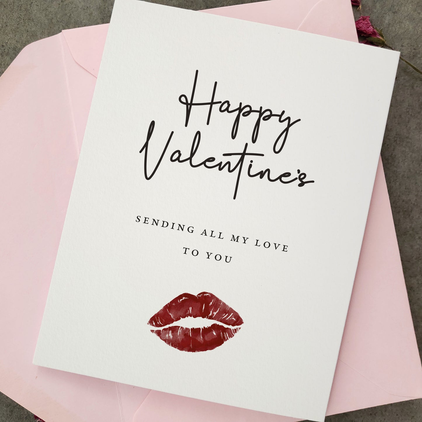 long distance happy valentines day card - XOXOKristen