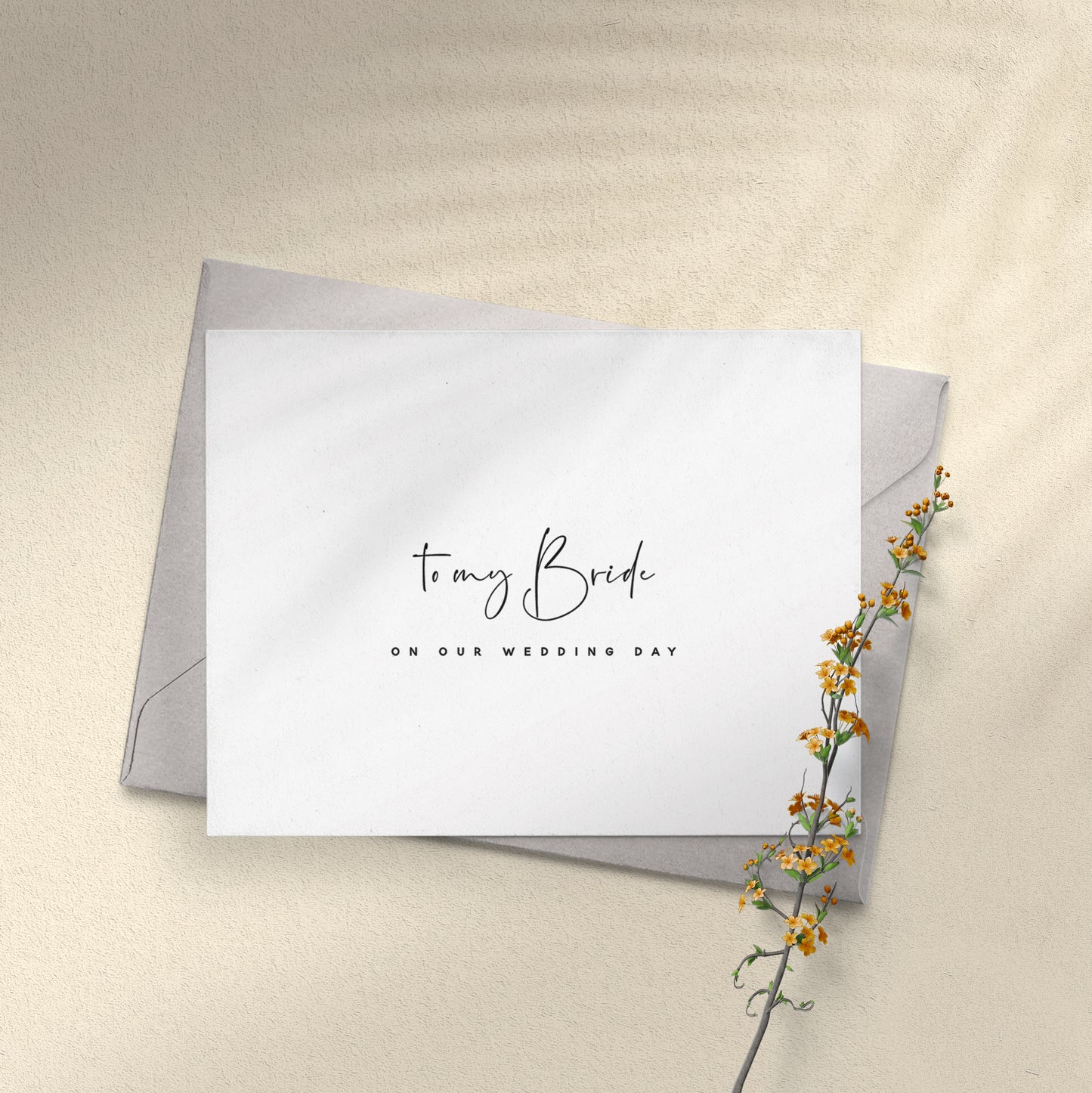 to my bride on our wedding day - XOXOKristen