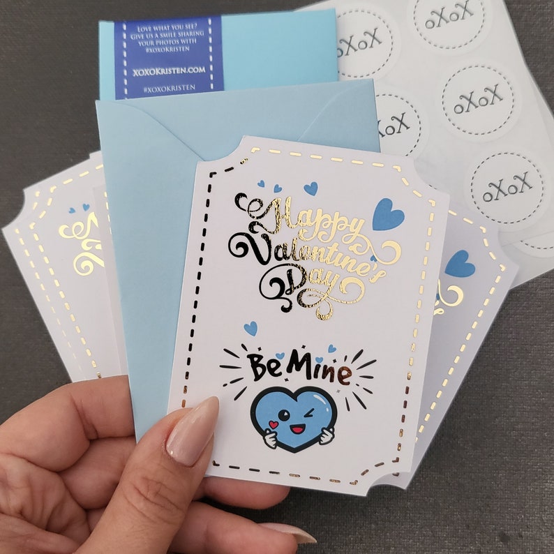 valentines day kids cards for school - XOXOKristen