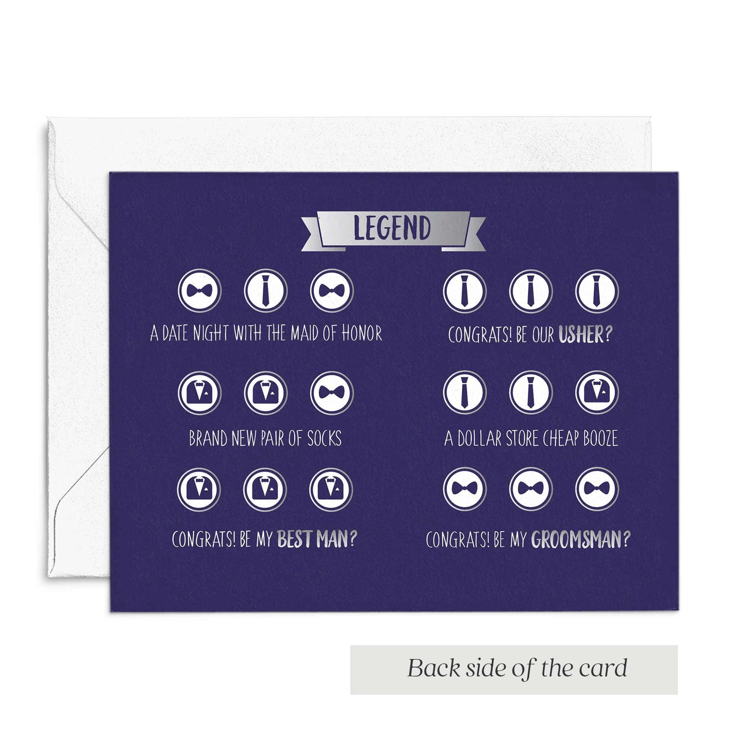 funny lottery let's make things official groomsman proposal scratch off card - xoxokristen