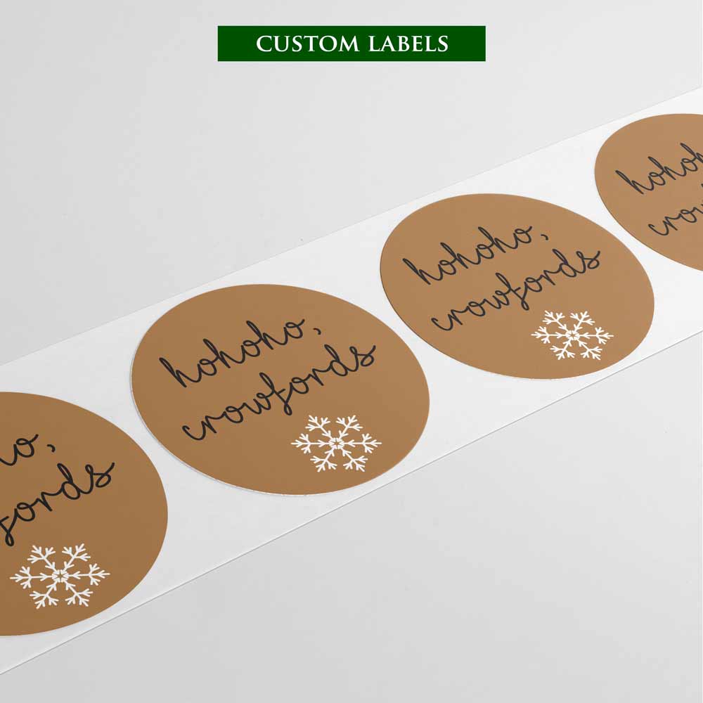 Set of 6 cute snowman holiday cards to decorate your Christmas presents - XOXOKristen