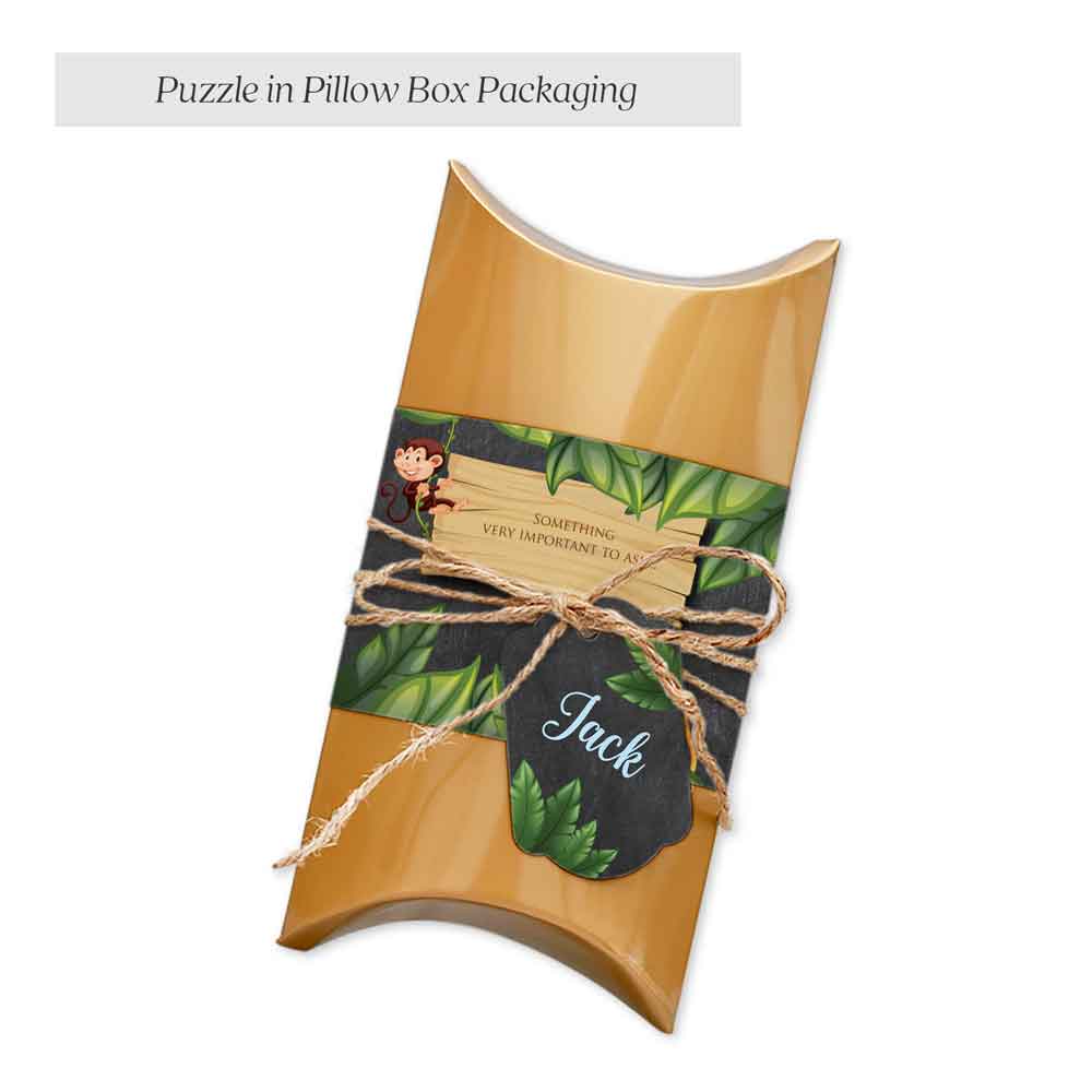personalized Will you be our ring bearer safari jungle animals puzzle - xoxokristen