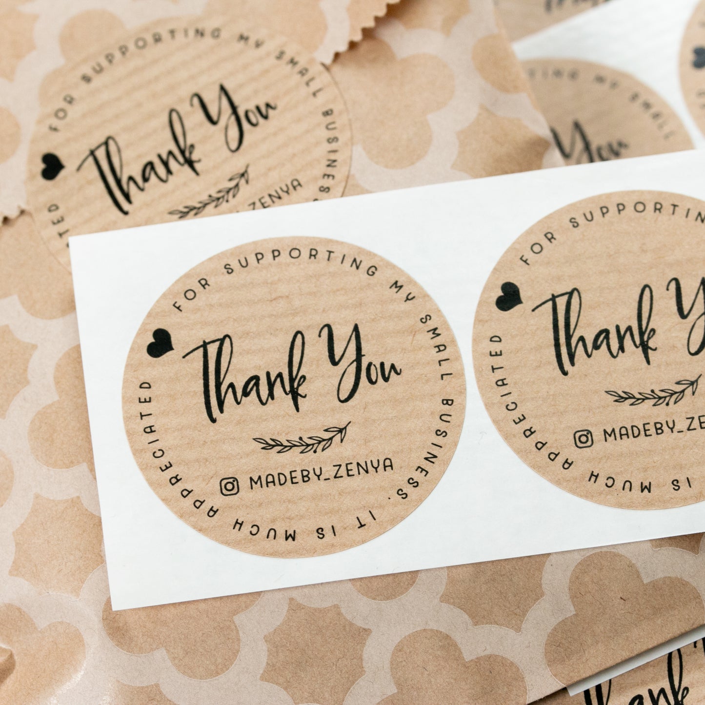 Thank you for supporting my small business stickers- XOXOKristen