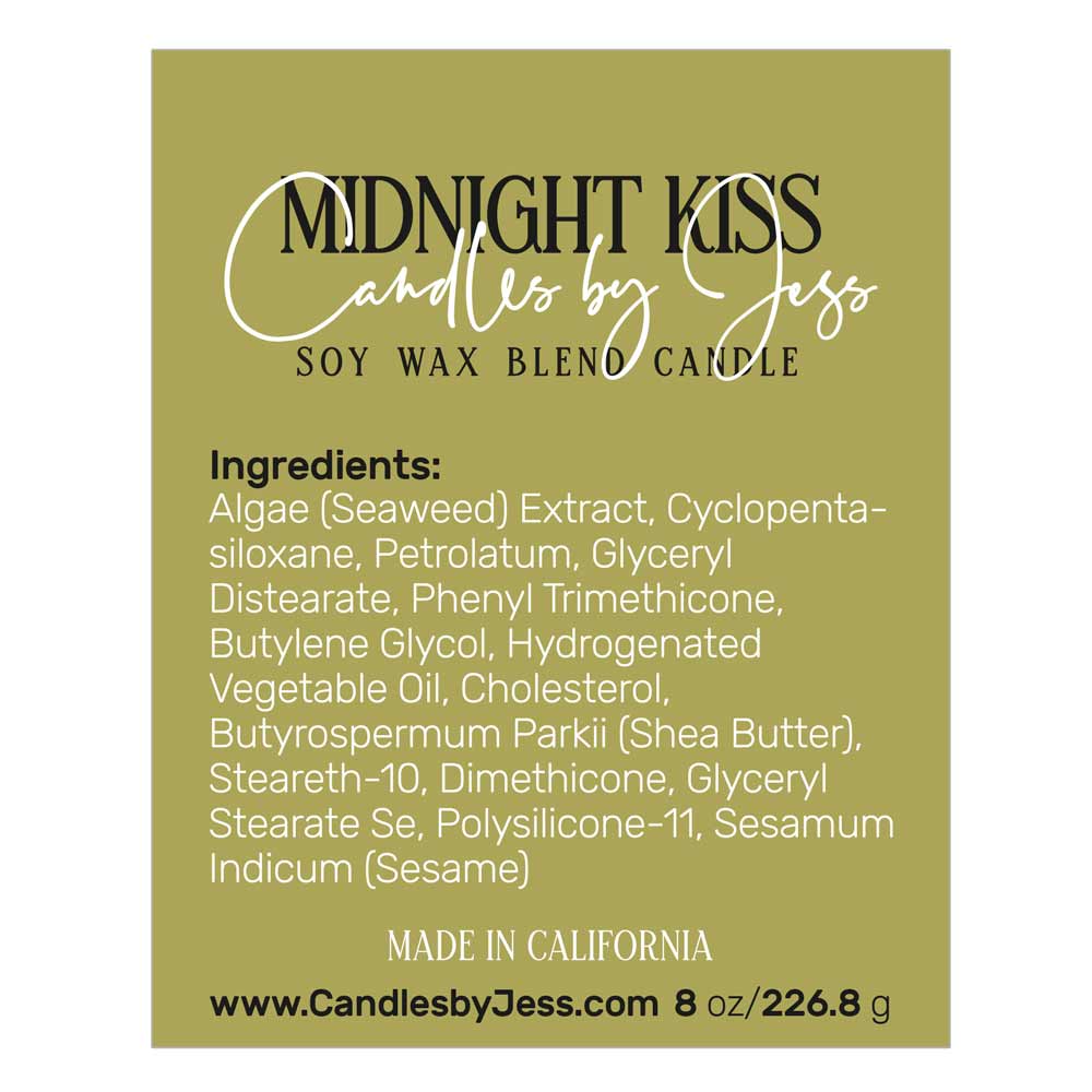 Personalized rectangular shaped custom sticker for product labeling - XOXOKristen