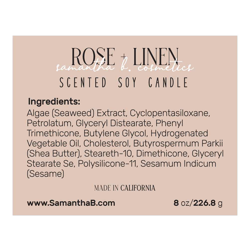 Rectangle Glossy Candle Labels (Waterproof)