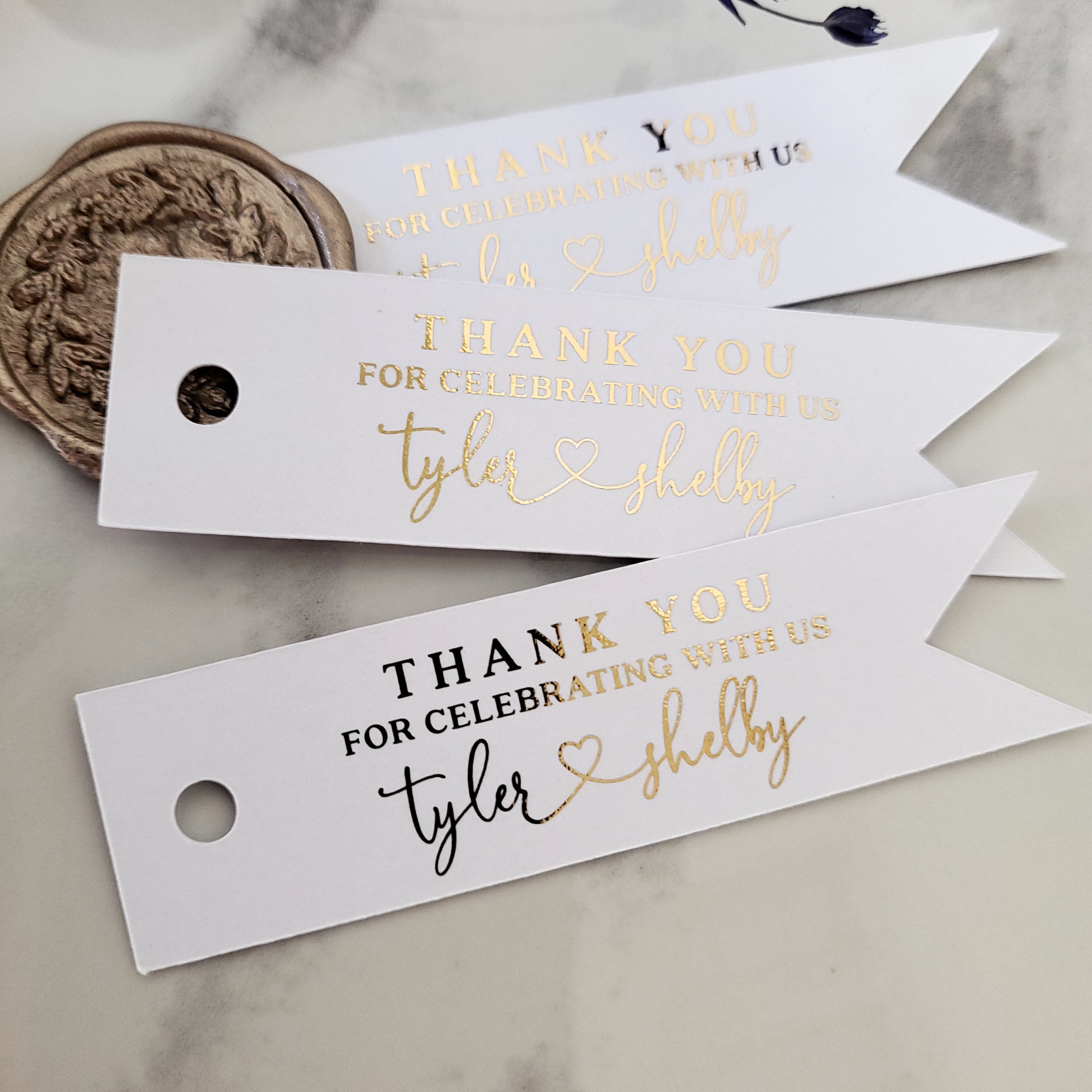 Wedding tags clearance for favors