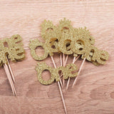 First Birthday Picks with Crown - XOXOKristen