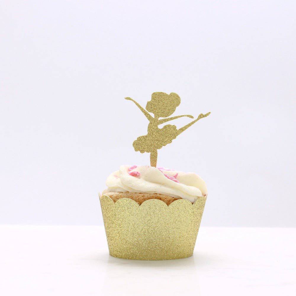 Ballerina Cupcake Topper - XOXOKristen