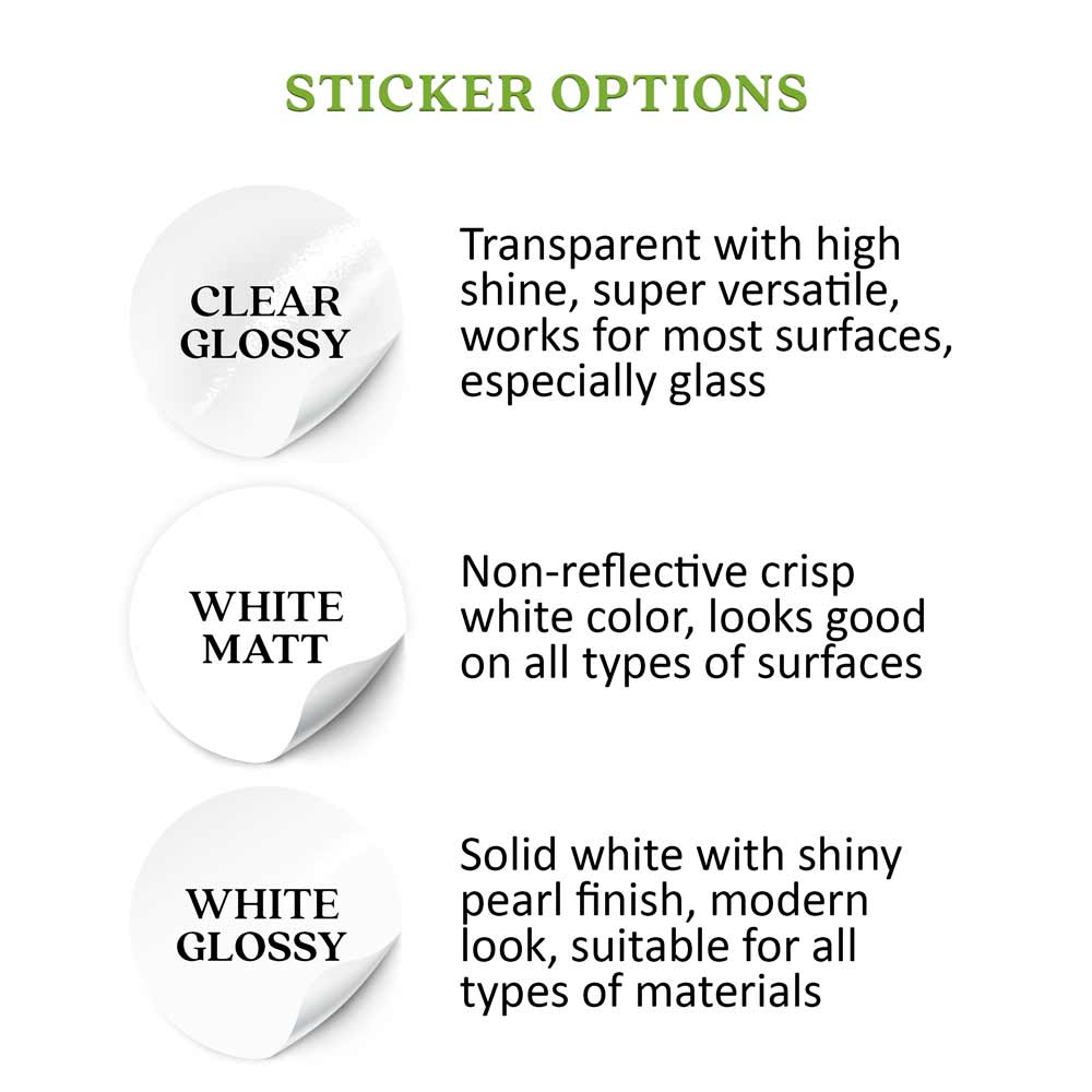 Custom wedding sweet beginnings sticker with real gold foiled lettering. Entirely personalized clear labels.
